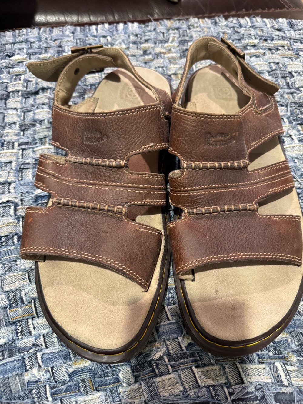 Dr. Martens Men’s Brown Leather Strappy Fisherman Sandals